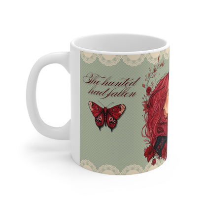 Crimson Moth | Heartless Hunter Ceramic Coffee Mug | 11oz & 15oz | Perfect Gift for Book Lovers