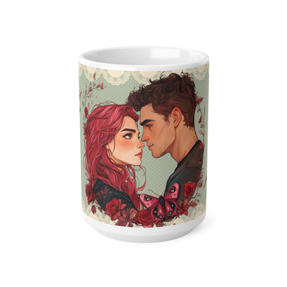 Crimson Moth | Heartless Hunter Ceramic Coffee Mug | 11oz & 15oz | Perfect Gift for Book Lovers