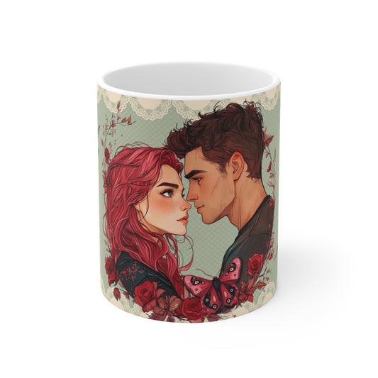 Crimson Moth | Heartless Hunter Ceramic Coffee Mug | 11oz & 15oz | Perfect Gift for Book Lovers